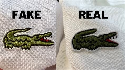 how to spot fake lacoste bag|lacoste logo counterfeit.